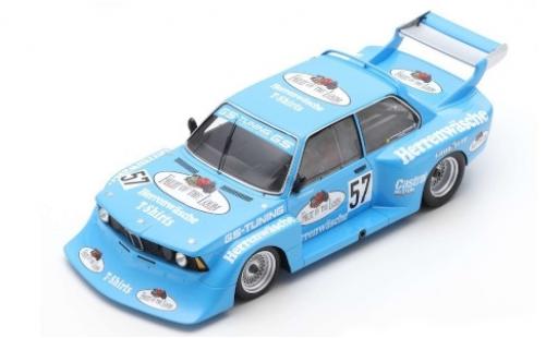 Bmw 320 1/18 Spark Gr.5 No.57 GS-Tuning Fruit of the Loom DRM Zolder 1978 M.Hoettinger miniature