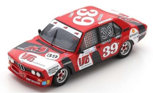 Bmw 530 1/43 Spark i (E12) No.39 JMS Racing Team 24h Spa Francorchamps 1980 C.Ballot-Lena/J-C.Andruet/J-M.Smadja miniature