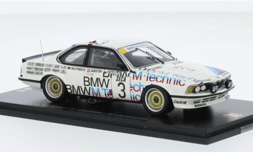 Bmw 635 1/43 Spark CSi No.3 24h Spa 1985 1:43 miniature