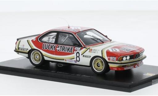Bmw 635 1/43 Spark CSi No.8 Lucky Strike 24h Spa 1983 1:43 miniature