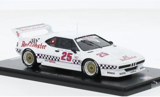 Bmw M1 1/43 Spark No.25 Red Lobster IMSA GTO 1981 1:43 miniature