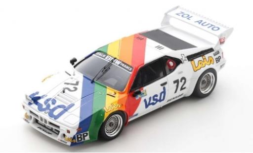 Bmw M1 1/43 Spark No.72 Zol'Auto VSD 24h Le Mans 1981 P-F.Rousselot/F.Servanin/L.Ferrier miniature