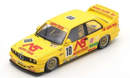 Bmw M3 1/43 Spark (E30) Evo No.18 Macau Guia Race 1991 R.Ratzenberger miniature