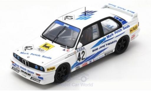 Bmw M3 1/43 Spark (E30) No.42 WTCC Bathurst 1987 J.Cecotto/G.Brancatelli miniature