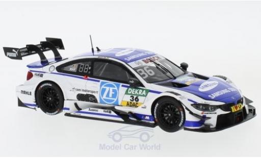 Bmw M4 1/43 Spark DTM No.36 Team RBM Samsung DTM Hockenheim 2017 M.Martin miniature