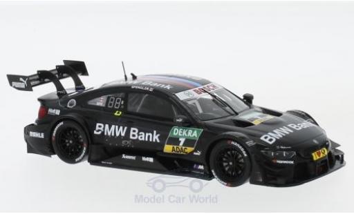 Bmw M4 1/43 Spark DTM No.7 Team RBM Bank DTM Hockenheim 2017 B.Spengler miniature