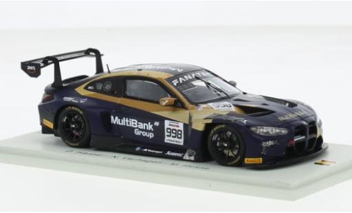 Bmw M4 1/43 Spark GT3 No.998 ROWE Racing 24h Spa 2023 1:43 miniature