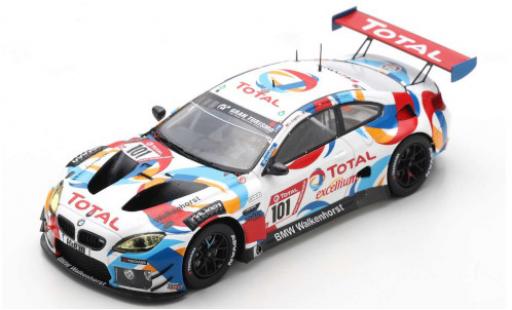 Bmw M6 1/43 Spark GT3 No.101 Walkenhorst Motorsports Total 24h Nürburgring 2020 C.Krognes/D.Pittard/M.Jensen/J.Pepper miniature