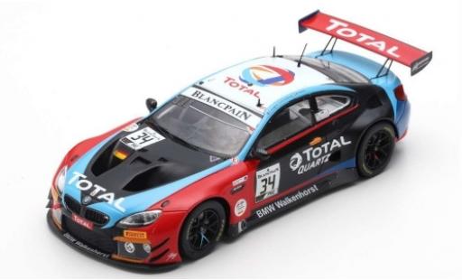 Bmw M6 1/43 Spark GT3 No.34 Walkenhorst Motorsport Total 24h Spa 2019 M.Jensen/C.Krognes/N.Catsburg miniature