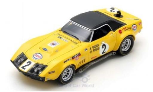 Miniature Chevrolet Corvette 1/43 Spark No.2 24h Le Mans 1970 H.Greder/J.P.Rouget Chevrolet Corvette 1/43 Spark No.2 24h Le Mans 1970 H.Greder/J.P.Rouget miniature