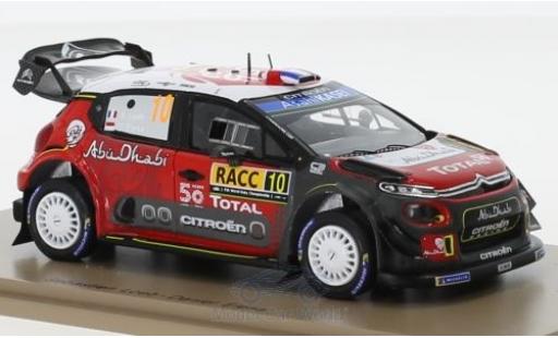 Miniature Citroen C3 1/43 Spark WRC No.10 Rallye WM Rallye Catalunya 2018 S.Loeb/D.Elena Citroen C3 1/43 Spark WRC No.10 Rallye WM Rallye Catalunya 2018 S.Loeb/D.Elena miniature