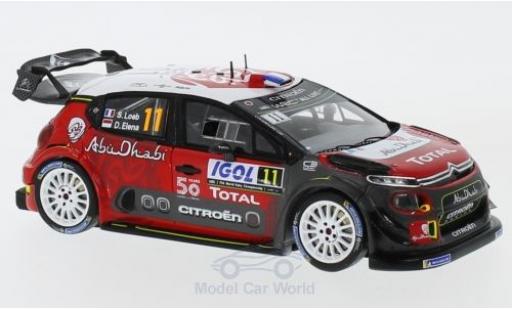 Miniature Citroen C3 1/43 Spark WRC No.11 Total Abu Dhabi WRT Rallye WM Rallye Tour de Corse 2018 S.Loeb/D.Elena Citroen C3 1/43 Spark WRC No.11 Total Abu Dhabi WRT Rallye WM Rallye Tour de Corse 2018 S.Loeb/D.Elena miniature