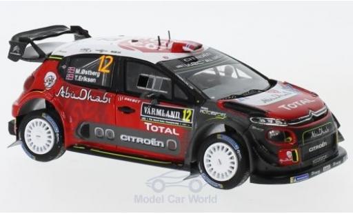 Miniature Citroen C3 1/43 Spark WRC No.12 Total Abu Dhabi World Rally Team Rallye WM Rallye Schweden 2018 M.Ostberg/T.Eriksen Citroen C3 1/43 Spark WRC No.12 Total Abu Dhabi World Rally Team Rallye WM Rallye Schweden 2018 M.Ostberg/T.Eriksen miniature