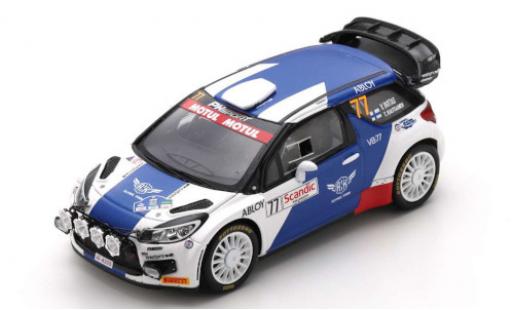 Miniature DS Automobiles DS3 1/43 Spark Citroen WRC No.77 PH Sport Arctic Lapland Rally 2020 V.Bottas/T.Rautiainen DS Automobiles DS3 1/43 Spark Citroen WRC No.77 PH Sport Arctic Lapland Rally 2020 V.Bottas/T.Rautiainen miniature