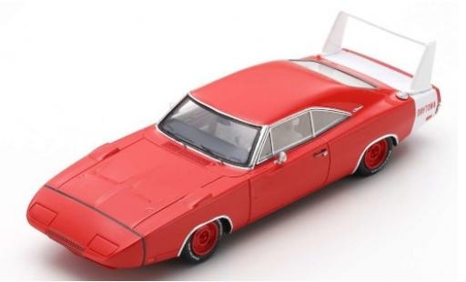 Miniature Dodge Charger 1/43 Spark Daytona rouge/blanche 1969 Dodge Charger 1/43 Spark Daytona rouge/blanche 1969 miniature