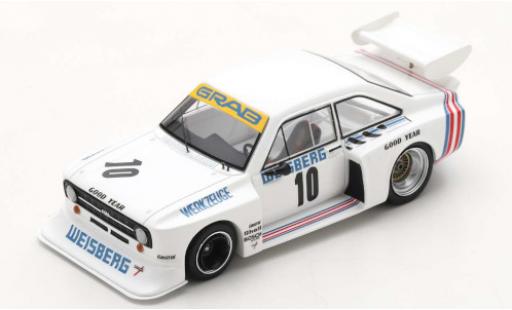 Ford Escort 1/43 Spark MK II RS Gr.5 No.10 Weisberg DRM Norisring 1977 T.Hezemans miniature