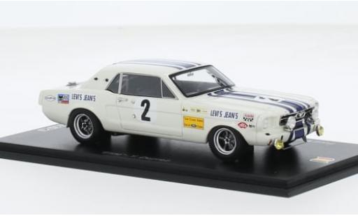 Miniature Ford Mustang 1/43 Spark No.2 Team Claude Dubois 24h Spa 1968 1:43 Ford Mustang 1/43 Spark No.2 Team Claude Dubois 24h Spa 1968 1:43 miniature