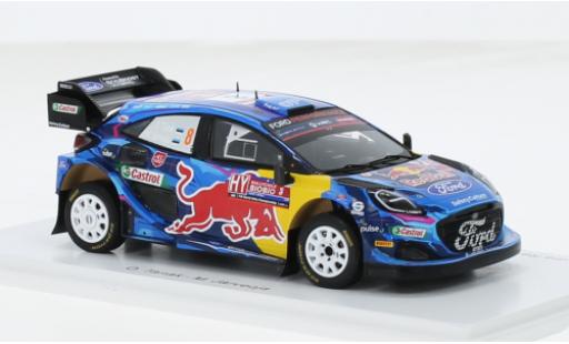 Miniature Ford Puma 1/43 Spark Rally1 No.8 M-Sport World Rally Team Red Bull Rallye WM Rallye Chile 2023 1:43 Ford Puma 1/43 Spark Rally1 No.8 M-Sport World Rally Team Red Bull Rallye WM Rallye Chile 2023 1:43 miniature