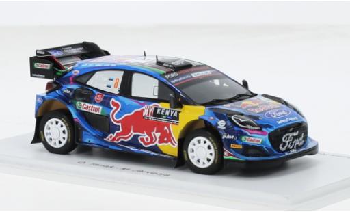 Miniature Ford Puma 1/43 Spark Rally1 No.8 M-Sport World Rally Team Red Bull Rallye WM Safari Rallye 2023 1:43 Ford Puma 1/43 Spark Rally1 No.8 M-Sport World Rally Team Red Bull Rallye WM Safari Rallye 2023 1:43 miniature