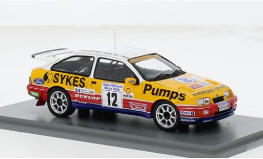 Miniature Ford Sierra 1/43 Spark RS Cosworth No.12 Rallye Manx 1989 1:43 Ford Sierra 1/43 Spark RS Cosworth No.12 Rallye Manx 1989 1:43 miniature