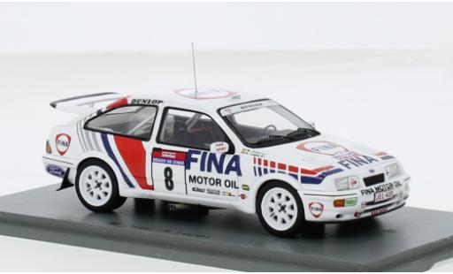 Miniature Ford Sierra 1/43 Spark RS Cosworth No.8 Fina Rallye WM Tour de Corse 1990 1:43 Ford Sierra 1/43 Spark RS Cosworth No.8 Fina Rallye WM Tour de Corse 1990 1:43 miniature
