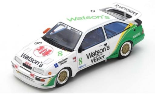 Ford Sierra 1/43 Spark RS500 Cosworth RHD No.8 Watsons Macau Guia Race 1989 T.Harvey miniature