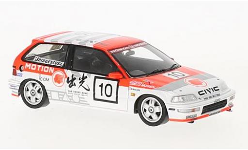 Honda Civic 1/43 Spark EF9 RHD No.10 Macau Guia Race 1990 O.Nakako miniature