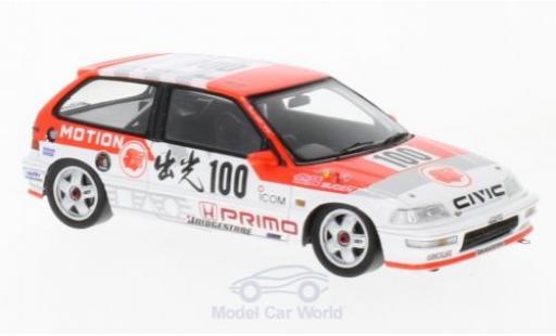 Honda Civic 1/43 Spark EF9 RHD No.100 JTC 500km Suzuka 1990 O.Nakako/H.Okada miniature