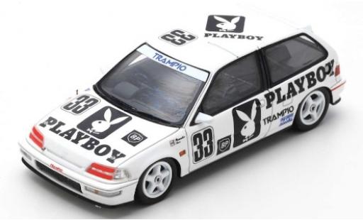 Honda Civic 1/43 Spark (EF9) RHD No.33 Playboy JTC Autopolis 1991 Y.Muramatsu/T.Hara miniature