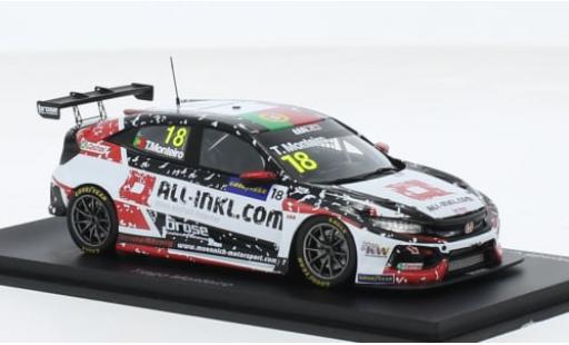Miniature Honda Civic 1/43 Spark Type R TCR No.18 All-Inkl.com Münnich Motorsport WTCR Hungaroring 2020 1:43 Honda Civic 1/43 Spark Type R TCR No.18 All-Inkl.com Münnich Motorsport WTCR Hungaroring 2020 1:43 miniature
