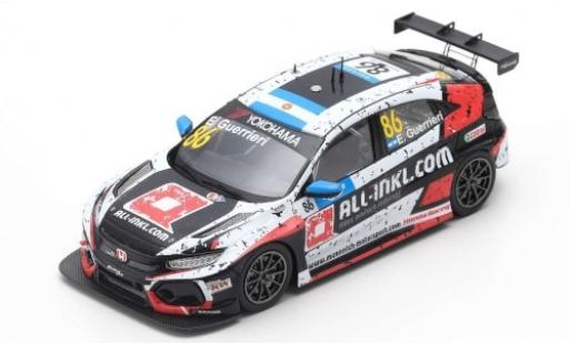 Miniature Honda Civic 1/43 Spark Type R TCR No.86 Münnich Motorsport ALL-INKL.-COM WTCR Marrakesh 2019 E.Guerrieri Honda Civic 1/43 Spark Type R TCR No.86 Münnich Motorsport ALL-INKL.-COM WTCR Marrakesh 2019 E.Guerrieri miniature