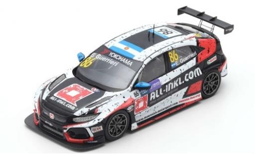 Miniature Honda Civic 1/43 Spark Type R TCR No.86 WTCR Macau Guia Race 2018 E.Guerrieri Honda Civic 1/43 Spark Type R TCR No.86 WTCR Macau Guia Race 2018 E.Guerrieri miniature
