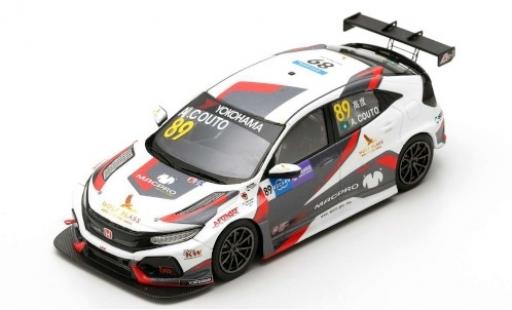 Miniature Honda Civic 1/43 Spark Type R TCR No.89 MacPro Racing Team WTCR Macau Guia Race 2018 A.Couto Honda Civic 1/43 Spark Type R TCR No.89 MacPro Racing Team WTCR Macau Guia Race 2018 A.Couto miniature