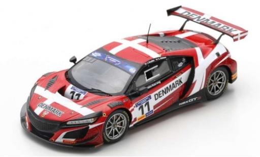 Honda NSX 1/43 Spark GT3 No.11 Racing Team Denmark FIA Motorsport Games GT Cup Vallelunga 2019 J.Möller/C.Nielsen miniature