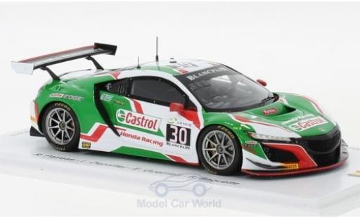 Honda NSX 1/43 Spark GT3 No.30 Castrol Racing Castrol 24h Spa 2018 R.Patrese/P.Depailler/E.Guerrieri/B.Baguette miniature