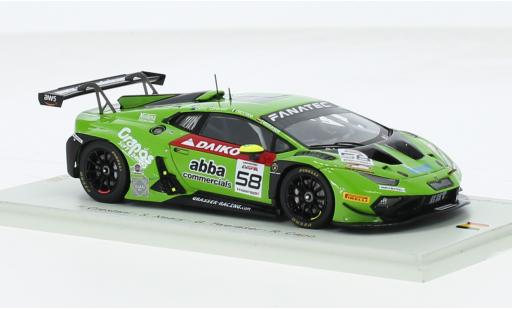 Miniature Lamborghini Huracan 1/43 Spark GT3 EVO 2 No.58 GRT Grasser Racing Team 24h Spa 2023 1:43 Lamborghini Huracan 1/43 Spark GT3 EVO 2 No.58 GRT Grasser Racing Team 24h Spa 2023 1:43 miniature