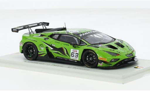 Miniature Lamborghini Huracan 1/43 Spark GT3 EVO 2 No.63 Iron Lynx 24h Spa 2023 1:43 Lamborghini Huracan 1/43 Spark GT3 EVO 2 No.63 Iron Lynx 24h Spa 2023 1:43 miniature