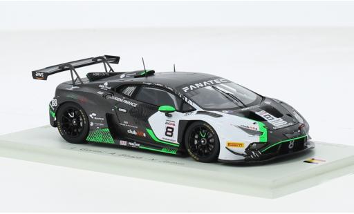 Miniature Lamborghini Huracan 1/43 Spark GT3 EVO 2 No.8 AGS Events 24h Spa 2023 1:43 Lamborghini Huracan 1/43 Spark GT3 EVO 2 No.8 AGS Events 24h Spa 2023 1:43 miniature
