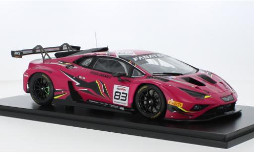 Miniature Lamborghini Huracan 1/18 Spark GT3 EVO 2 No.83 Iron Dames 24h Spa 2023 1:18 Lamborghini Huracan 1/18 Spark GT3 EVO 2 No.83 Iron Dames 24h Spa 2023 1:18 miniature