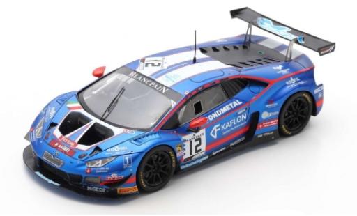 Lamborghini Huracan 1/43 Spark GT3 Evo No.12 Ombra Racing 24h Spa Francorchamps 2019 D.Dupont/S.Gattuso/C.Lewis/D.Stoneman miniature