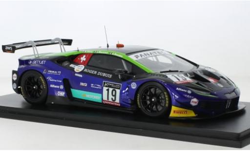 Lamborghini Huracan 1/18 Spark GT3 Evo No.19 Emil Frey Racing 24h Spa 2022 1:18 miniature