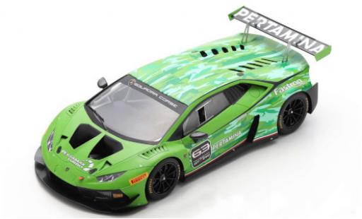 Miniature Lamborghini Huracan 1/18 Spark GT3 EVO No.63 Squadra Corse 2018 véhicule de présentation Lamborghini Huracan 1/18 Spark GT3 EVO No.63 Squadra Corse 2018 véhicule de présentation miniature