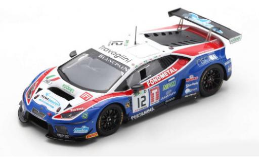 Lamborghini Huracan 1/43 Spark GT3 No.12 Ombra Racing 24h Spa 2017 M.Beretta/S.Gattuso/A.Piccini miniature