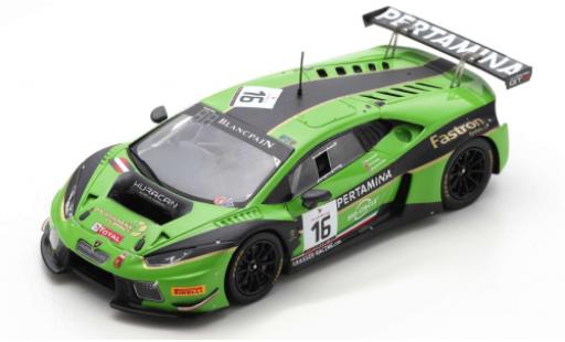 Lamborghini Huracan 1/43 Spark GT3 No.16 GRT Grasser Racing Team 24h Spa 2016 M.Bortolotti/J.Bleekemolen/R.Ineichen miniature