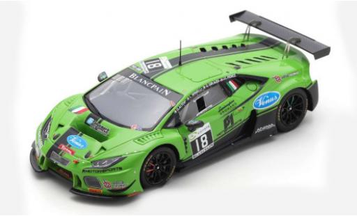 Lamborghini Huracan 1/43 Spark GT3 No.18 Antonelli Motorsport 24h Spa 2018 J.Perez/G.Giraudi/L.Spinelli/G.Altoe miniature
