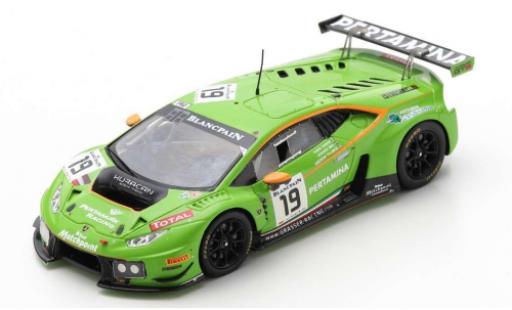 Lamborghini Huracan 1/43 Spark GT3 No.19 GRT - Grasser Racing Team 24h Spa Francorchamps 2015 A.Palmer/J.Mul/F.Babini miniature