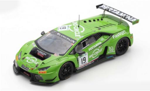 Lamborghini Huracan 1/43 Spark GT3 No.19 GRT Grasser Racing Team 24h Spa Francorchamps 2017 R.Ineichen/R.Giammaria/E.Perez Companc miniature