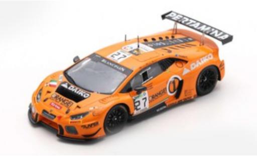 Miniature Lamborghini Huracan 1/43 Spark GT3 No.27 Orange 1 Team Lazarus 24h Spa 2017 L.Filippi/N.Pohler/F.Crestani Lamborghini Huracan 1/43 Spark GT3 No.27 Orange 1 Team Lazarus 24h Spa 2017 L.Filippi/N.Pohler/F.Crestani miniature