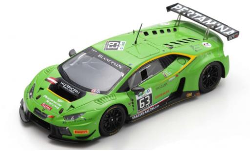 Lamborghini Huracan 1/43 Spark GT3 No.63 GRT Grasser Racing Team 24h Spa 2016 D.Alessi/N.Pohler/A.Fjordbach/D.Andersen miniature