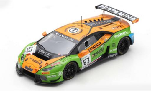 Lamborghini Huracan 1/43 Spark GT3 No.63 GRT Grasser Racing Team 24h Spa 2018 A.Caldarelli/C.Engelhart/M.Bortolotti miniature